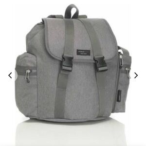 Storksak Unisex Diaper Backpack with Trolley Sleeve, detachable bottle pouch